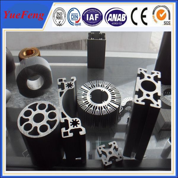 Wholesale Custom size aluminum extrusion, hot anodized aluminum profile extrusion round heatsink from china suppliers