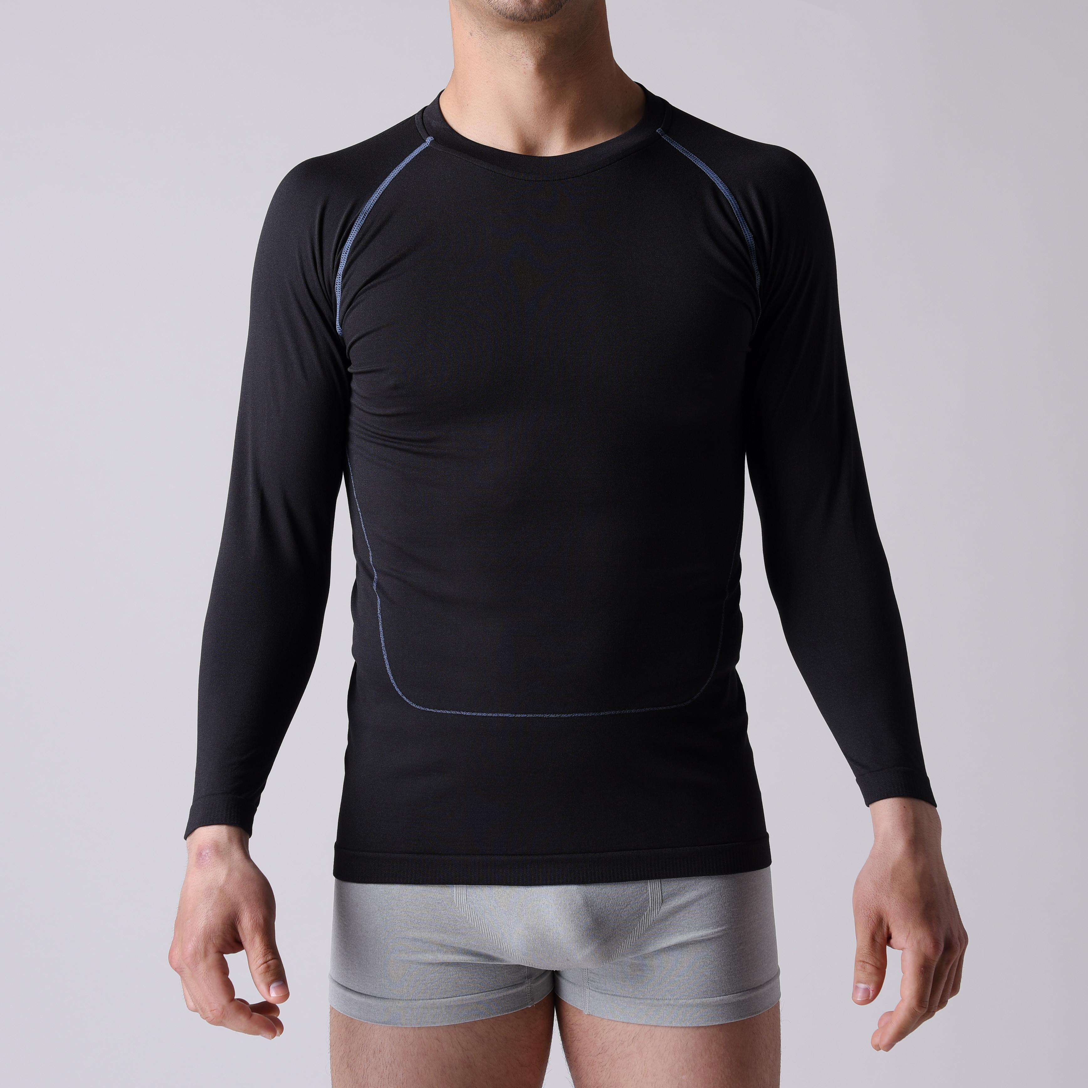 Wholesale Gym T-shirt,  seamless OEM man sports Shirt,  long sleeve,   XLLS003,  Functional underwear, from china suppliers