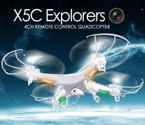 Wholesale X5C 2.4GHz 4CH 6-Axis GYRO RC Quadcopter Drone Toy 2MP Fly Camera Recorder 360° Eversion from china suppliers