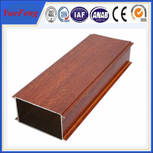 Wholesale Hot Sale Wood Grain Aluminium Alloy Pipes, aluminum tubes extrusion from china suppliers