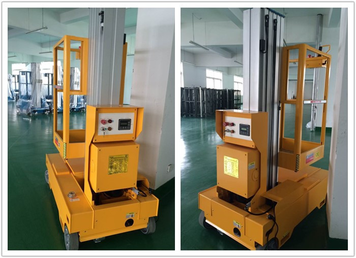 Wholesale Aerial Vertical Single Mast Lift Self Propelled For Quick Maintenance from china suppliers