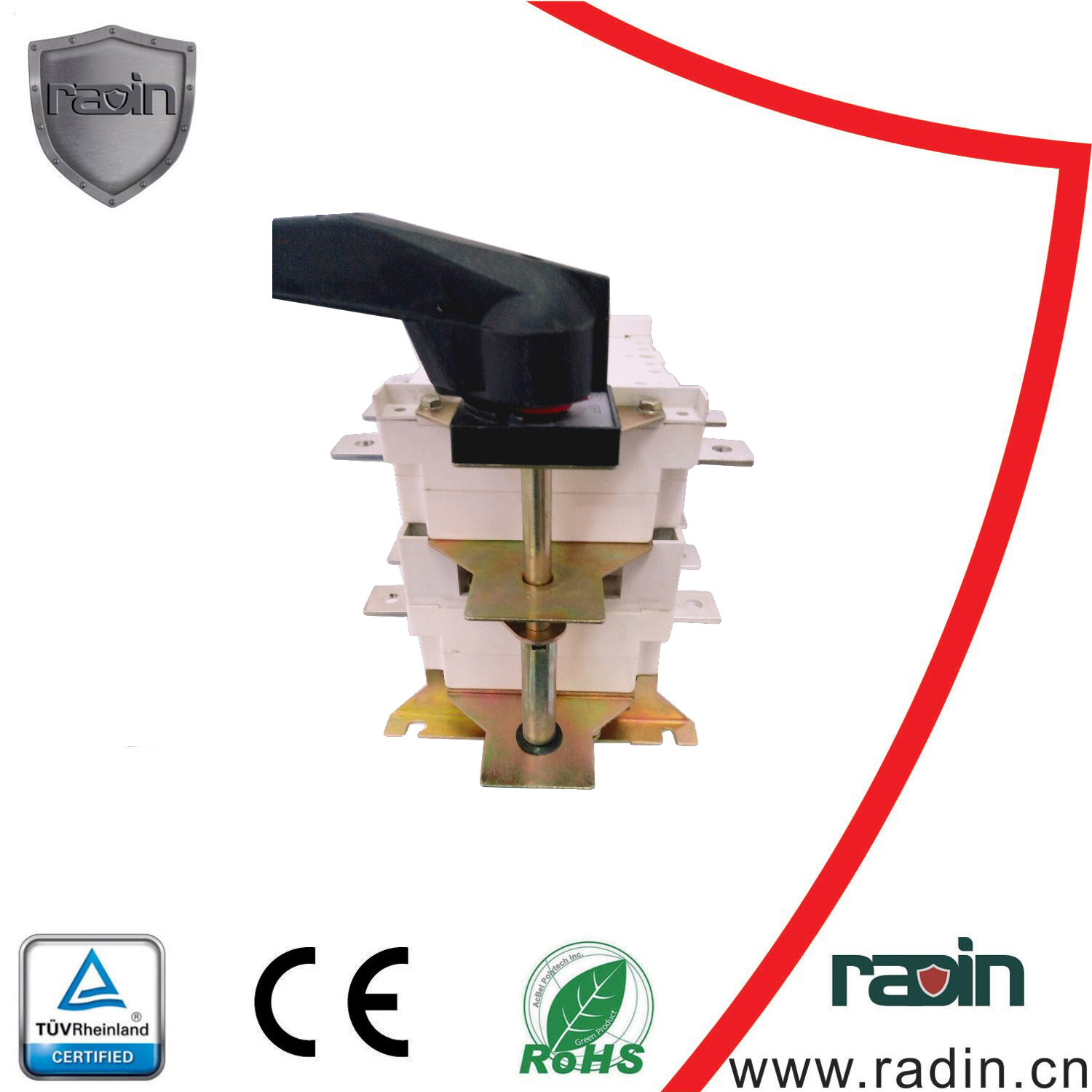 Wholesale 125A-1600A Manual Transfer Switch Changover Load Isolator CCC RoHS Approved from china suppliers