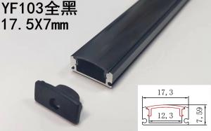 Wholesale Triangle 20mm 6063 AL Black Diffuser Aluminum Profile from china suppliers