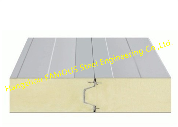 Wholesale PU 150mm 200mm Sandwich Wall Panels With Excellent Gloss Retention from china suppliers