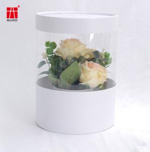 Wholesale 128-210Gsm C2S Paperboard Flower Bouquet Gift Box With PVC Window from china suppliers