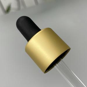 Wholesale 24/410 Essential Facial Oil Dropper in Matt Gold Black NBR from china suppliers