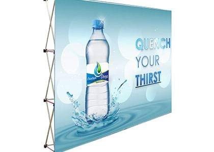 Wholesale Hot sell Portable POP up backdrop banner stand 3x3 for event advertising from china suppliers
