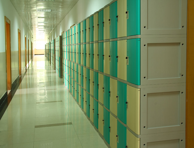Wholesale Anti Corrosion Plastic School Lockers 4 Comparts 1 Column For Water Baths from china suppliers