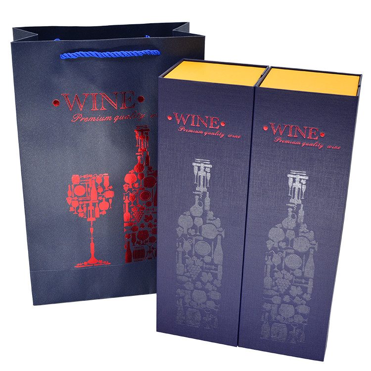Wholesale ODM Wine Bottle Gift Boxes from china suppliers