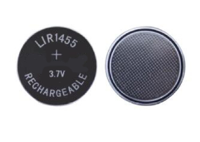 Wholesale Energy Saving Lithium Ion Coin Cell LIR1455 3.7V 3.6V 75mAh Bluetooth Headset Use from china suppliers