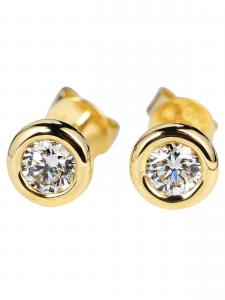 Wholesale Vivienne Westwood Cartilage Earrings 18K Gold Diamond Earrings for women from china suppliers
