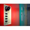Buy cheap Factory Keyless ABS Plastic Lockers 5 Tier Red Door Changing Room Lockers from wholesalers