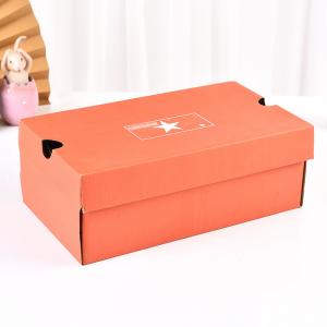 Wholesale Recyclable Cardboard Shoe Packaging Box , CMYK 6x6x6 Shipping Boxes from china suppliers