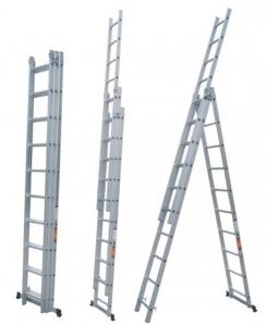 Wholesale Industrial Aluminum Extension Ladder , Lightweight Aluminium Step Ladders from china suppliers