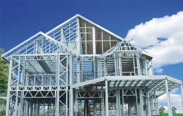Wholesale Q235B Q345B Steel Frame House Kits , ISO3834 Prefab Metal House Kits from china suppliers