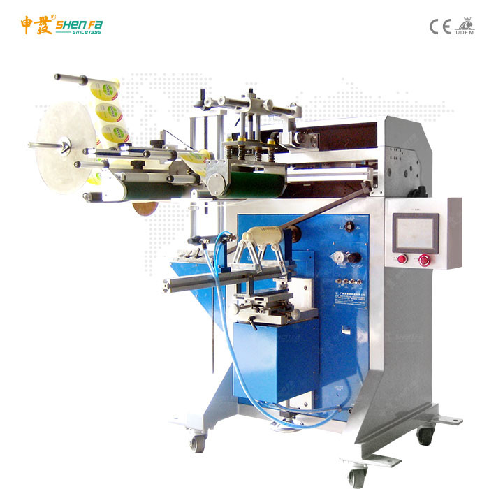Wholesale 1.5KW Semi Automatic Square Round Bottle Labeling Machine from china suppliers