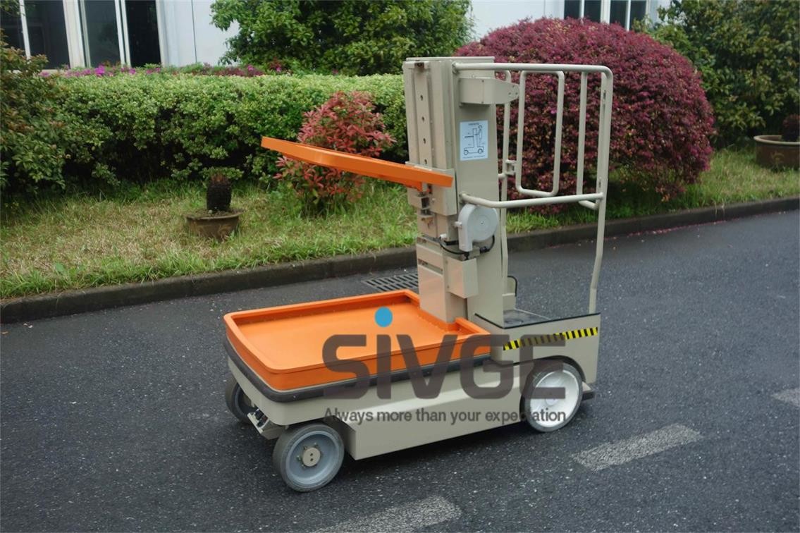 Wholesale 3.1 Meter Self Propelled Electric Work Platform Lifts For Cargo Handling from china suppliers