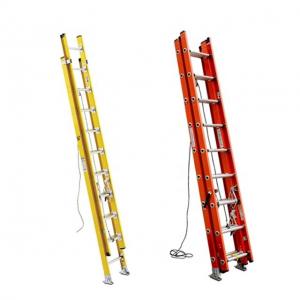 Wholesale 10 Meter FRP GRP Fiberglass Telescoping Ladder , Industrial Warehouse Step Ladder from china suppliers