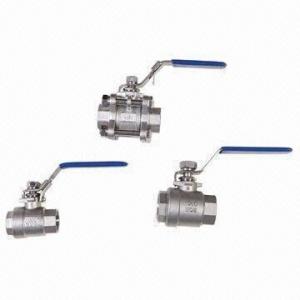 Wholesale 1 to 4-inch Stainless Steel Ball Valve with 1pc, 2pc and 3pcsTypes, Meets API/JIS/DIN/BS Standards from china suppliers