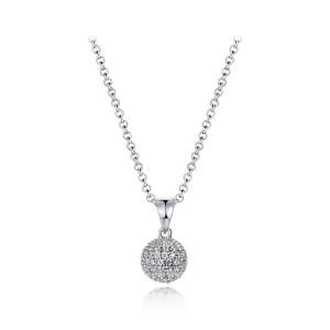 Wholesale Colorful Ball 925 Silver CZ Pendant AAA Grade Rhodium Plating from china suppliers