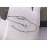 Buy cheap Small Size 18K White Gold Messika Full Diamond Bracelet VVS Diamonds from wholesalers