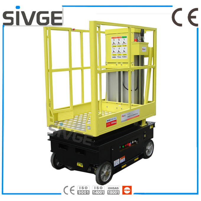 Wholesale 5m Working Height Aerial Scissor Lift Self Driven / Motor Driven For Fixture Works from china suppliers