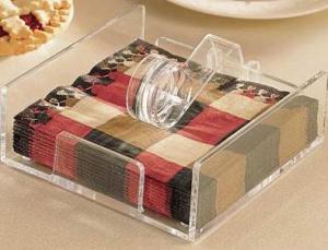 Wholesale Acrylic napkin holder for hotel display from china suppliers