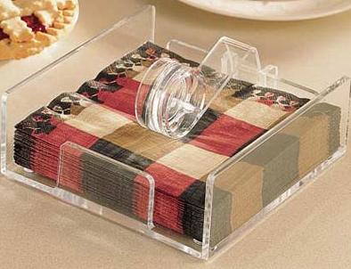 Wholesale Popular Shape Acrylic Napkin Holder For Hotel Display from china suppliers