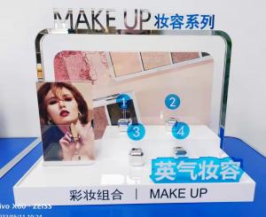 Wholesale Customized 18mm Acrylic Makeup Display Stand With Plexiglass Lucite Material from china suppliers