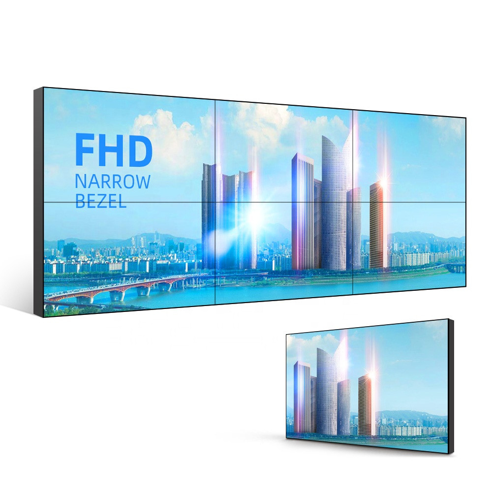 Wholesale 46 49 55 65in 4K Indoor 2x2 3x3 HD LCD Video Wall Display from china suppliers
