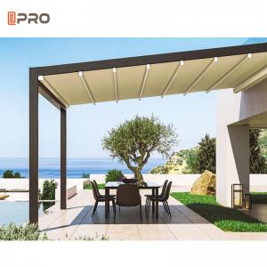 Wholesale 3X3m Manual Retractable Awning Pergola Powder Coated Aluminum from china suppliers