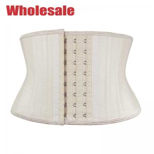 Wholesale Nude 25 Steel 7 Inch Short Torso Waist Trainer Tummy Trimmer For Weight Loss from china suppliers
