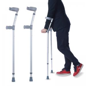 Wholesale Adjustable Height Aluminum Adjustable Crutches For Disabled People Walking from china suppliers