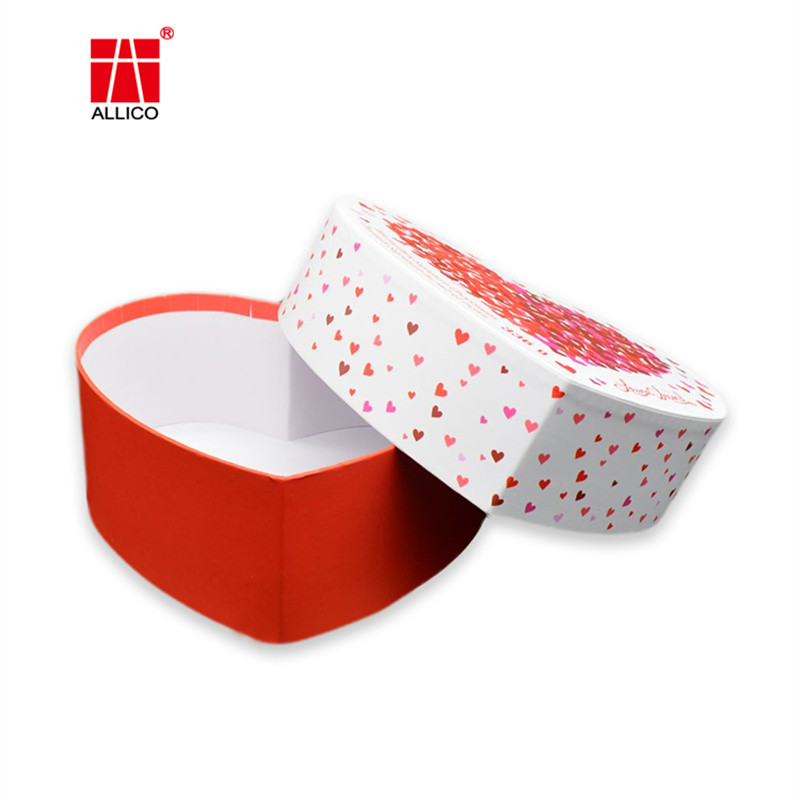 Wholesale Textured CMYK Red Heart Shaped Boxes , 10.25×8.5×5.2" Cardboard Flower Bouquet Boxes from china suppliers