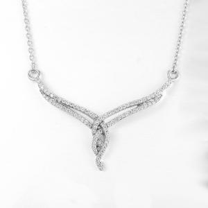 Wholesale Double Lines 925 Sterling Silver Necklaces 5.03g Pure Silver Kundan Jewellery from china suppliers
