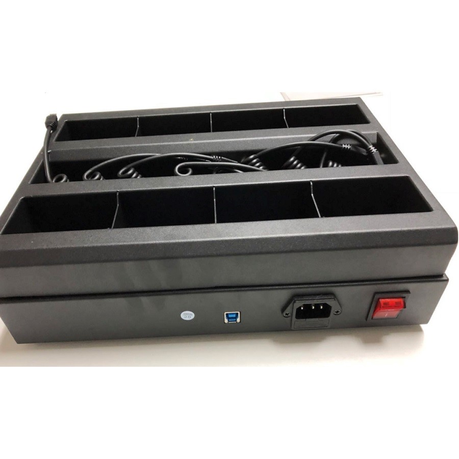 Wholesale 8 Ports Universal Docking Station Aluminum Charging Base For Police Body Camera Recorder from china suppliers
