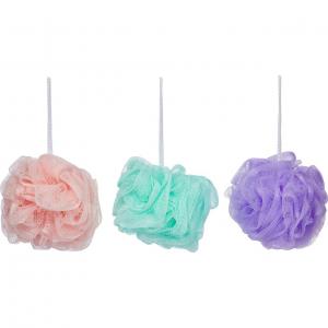 Wholesale Loofah Bath Sponge XL 75g Set of 4 Pastel Colors by À La Paix - Soft Exfoliating Shower Lufa for Silky Skin - Long-Handl from china suppliers