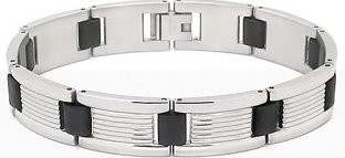 Wholesale Titanium or steel germanium infrared negative ion ion titanium magnetic bracelet  from china suppliers