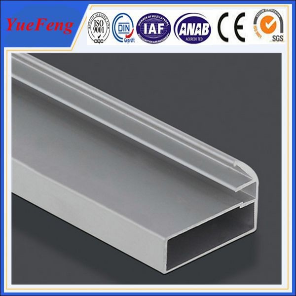 Wholesale holes drilling anodized shiny machined polish shower door frame parts aluminum profile from china suppliers