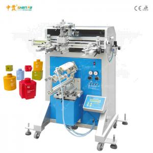 Wholesale 120x250mm Plastic Plastic Bottle Screen Printing Machine Semi Automatic Screen Printer from china suppliers