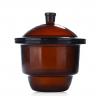 Buy cheap 300mm Desiccator with Porcelain Plate Amber Glass Laboratory Drying Equipment from wholesalers