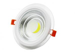 Wholesale 10W Cob Dimmable LED Panel Light , Recessed Glass Round LED Panel Downlight from china suppliers