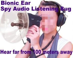 Wholesale Bionic Ear Remote Sound Recorder 100 meters headphone Spy Audio Listening Amplifier Bug from china suppliers