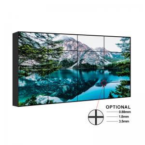 Wholesale 500 Nits 8ms Digital Signage Display Bezel 3.5mm Floor Stand video from china suppliers