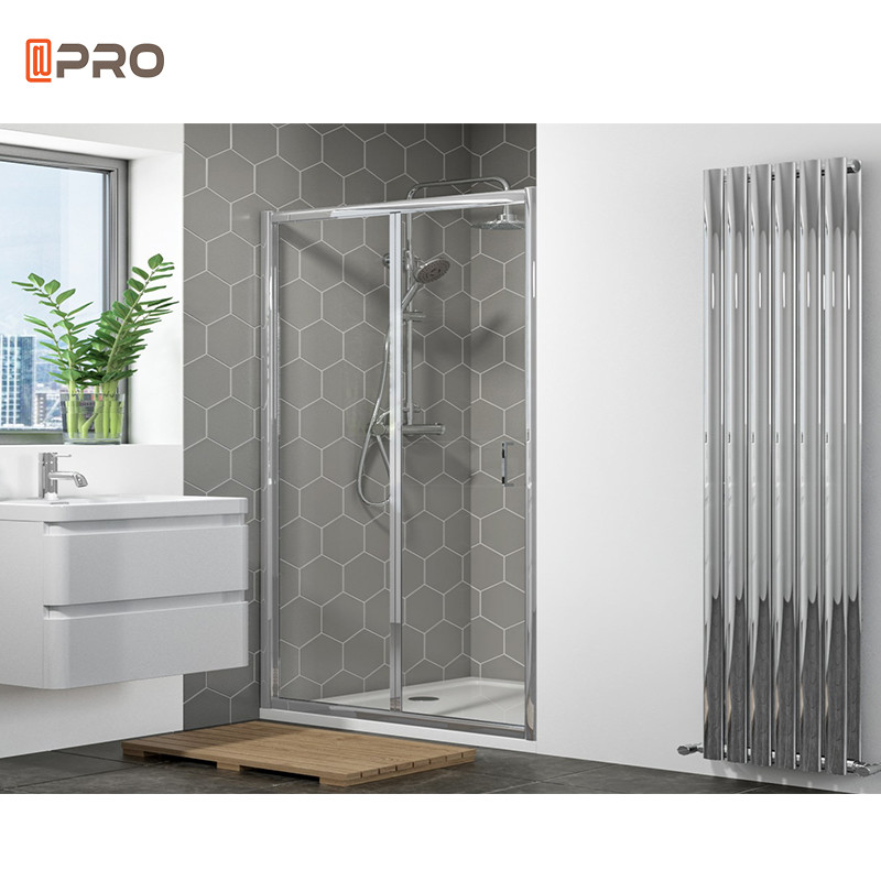 Buy cheap Aluminum Modern Luxury Bi Fold Bathroom Door Shower Rooms Misted Glass from wholesalers