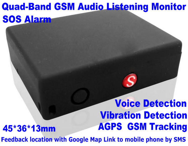 Wholesale Global Indoor Outdoor GSM LBS Tracker Spy Audio Listening Bug W/ SOS Alarm & 2-Way Calling from china suppliers