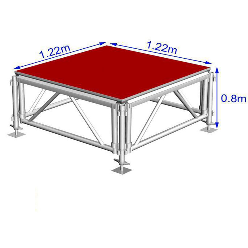 Wholesale Customized Aluminum Stage Platform , Adjustable Stage Platform For Party from china suppliers
