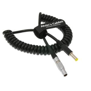 Wholesale 2 Pin Male to DC Coiled Twist Power Cable for Teradek Bond from china suppliers