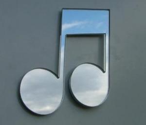 Wholesale High Quality Music Symbol Shape Acrylic Mirror Sheets from china suppliers