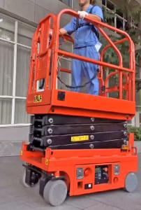 Wholesale 6m Height Mini Scissor Lift Platform 230kg Load Capacity from china suppliers